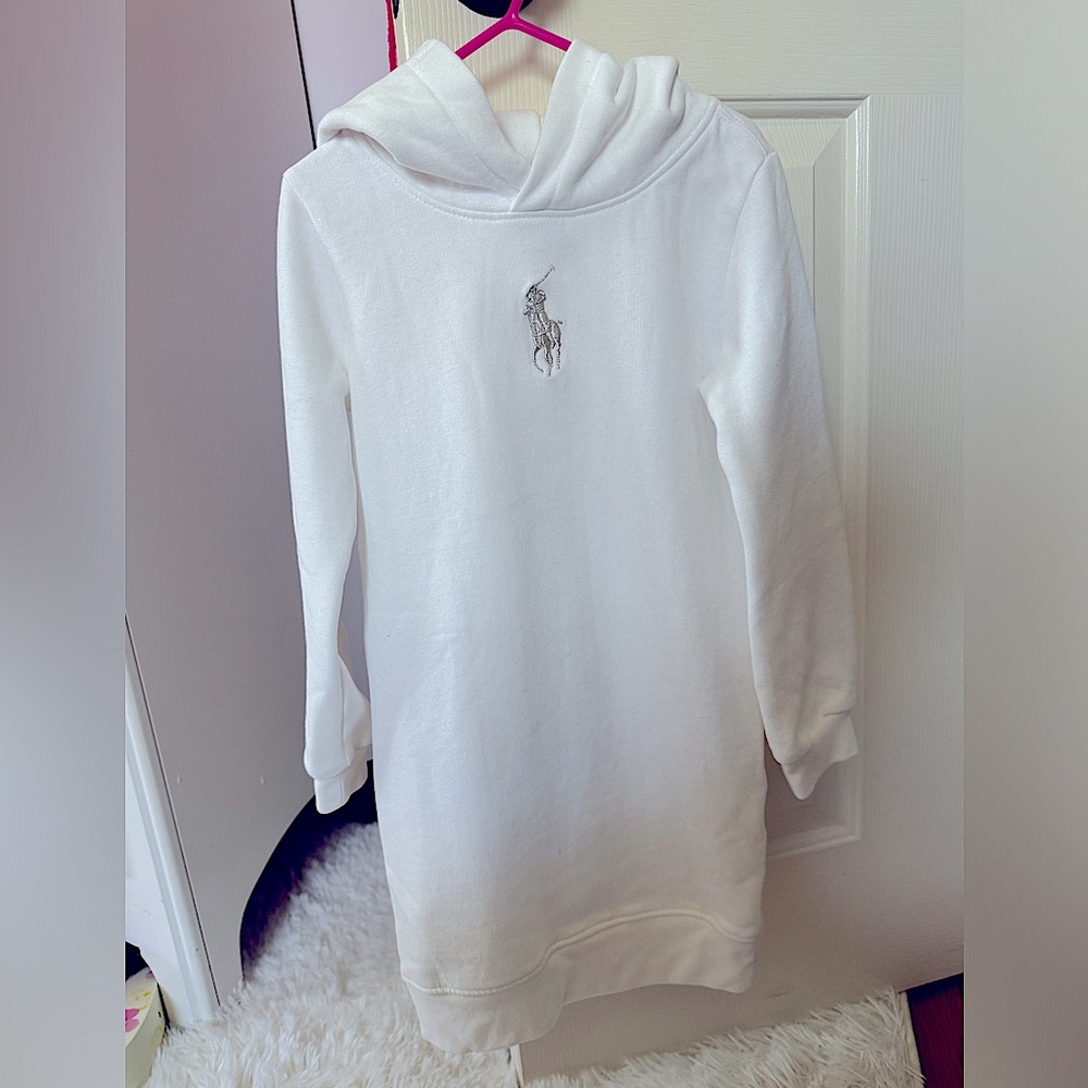 Ralph Lauren Girls (6x) Hoodie Dress - NEW